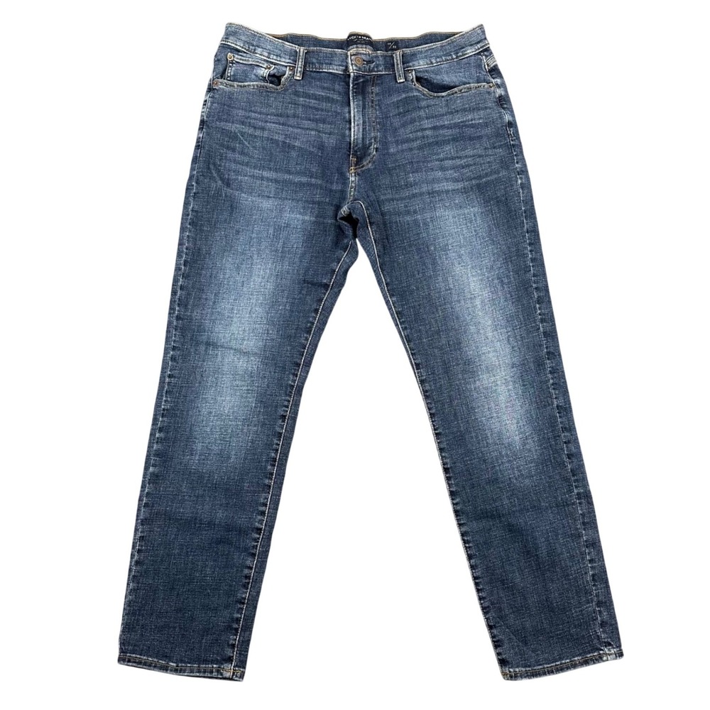Lucky Brand 410 Athletic Slim Jeans Mens 36x32 Blue Medium Wash Stretch Denim